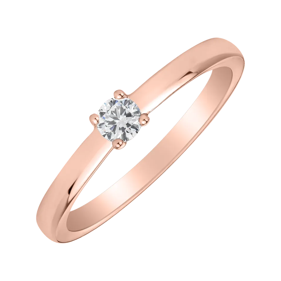 Prsten s diamantem Lovely Spark