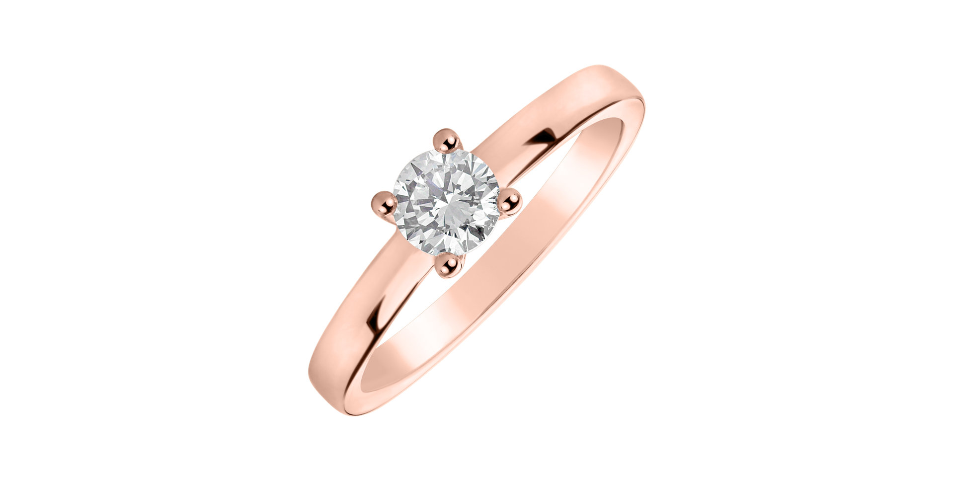 Prsten s diamantem Lovely Spark