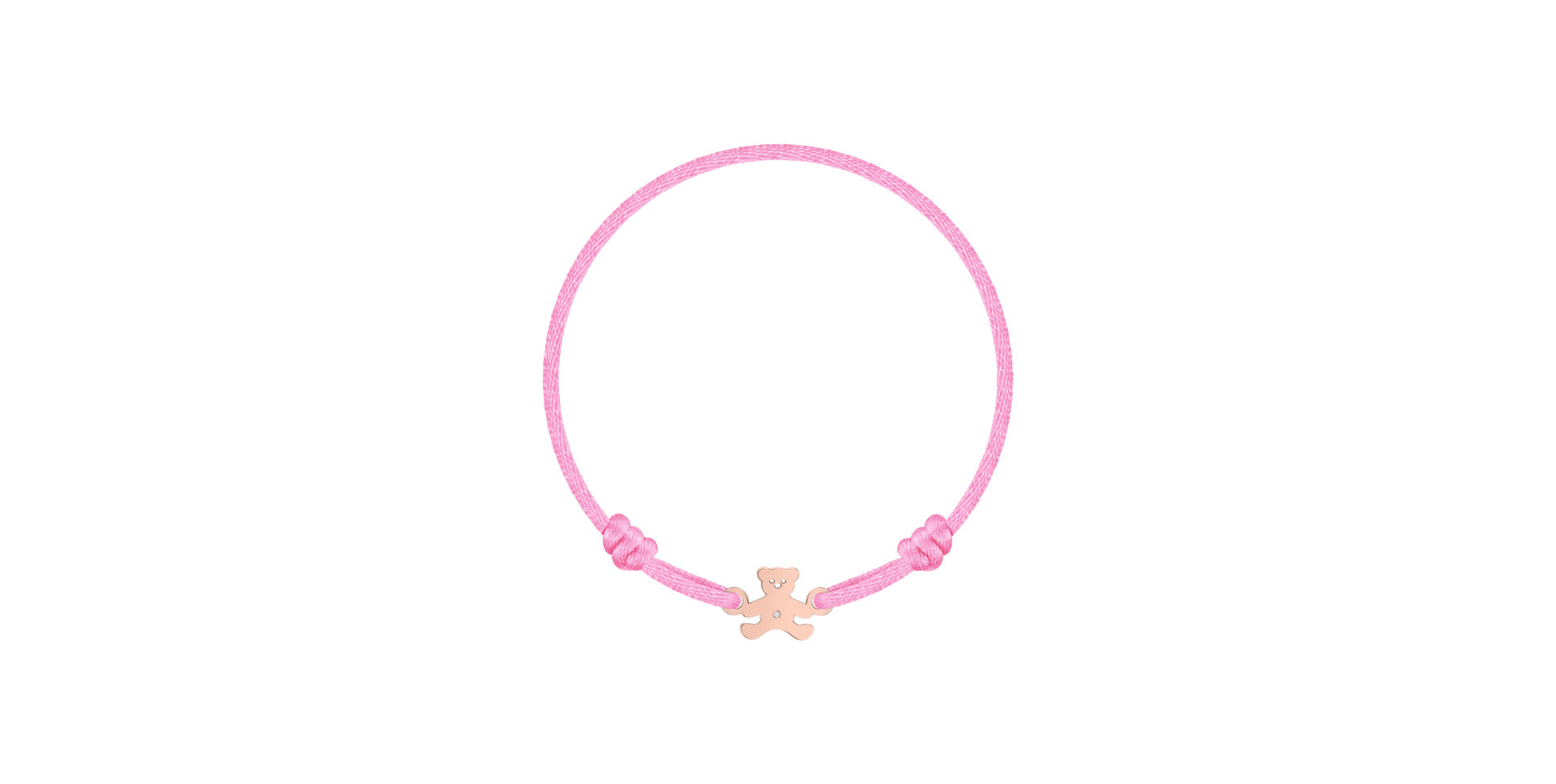 Dětský diamantový náramek se šňůrkou Teddy