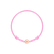 Dětský diamantový náramek se šňůrkou Circle Letter A2
