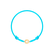 Dětský diamantový náramek se šňůrkou Heart Circle2