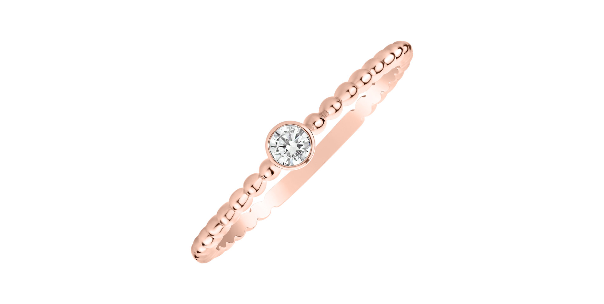 Prsten s diamantem Dot Joy