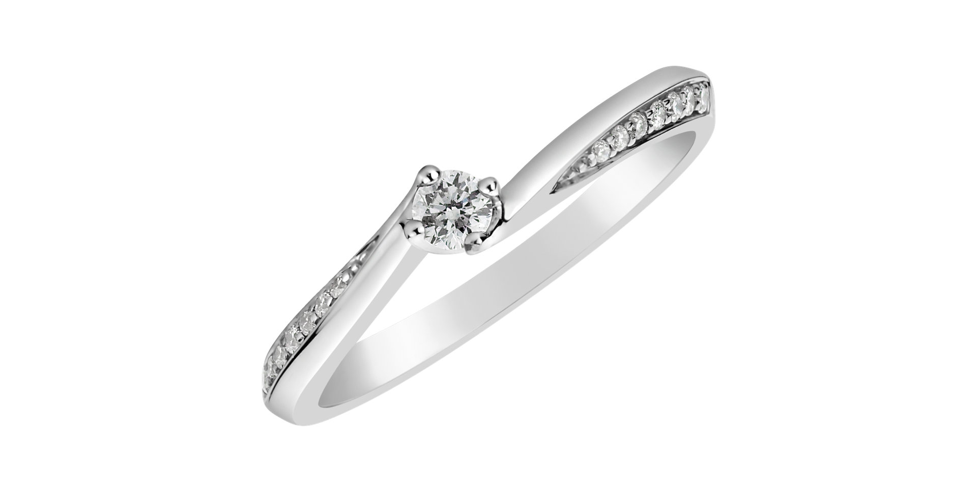 Prsten s diamanty Shiny Poetry