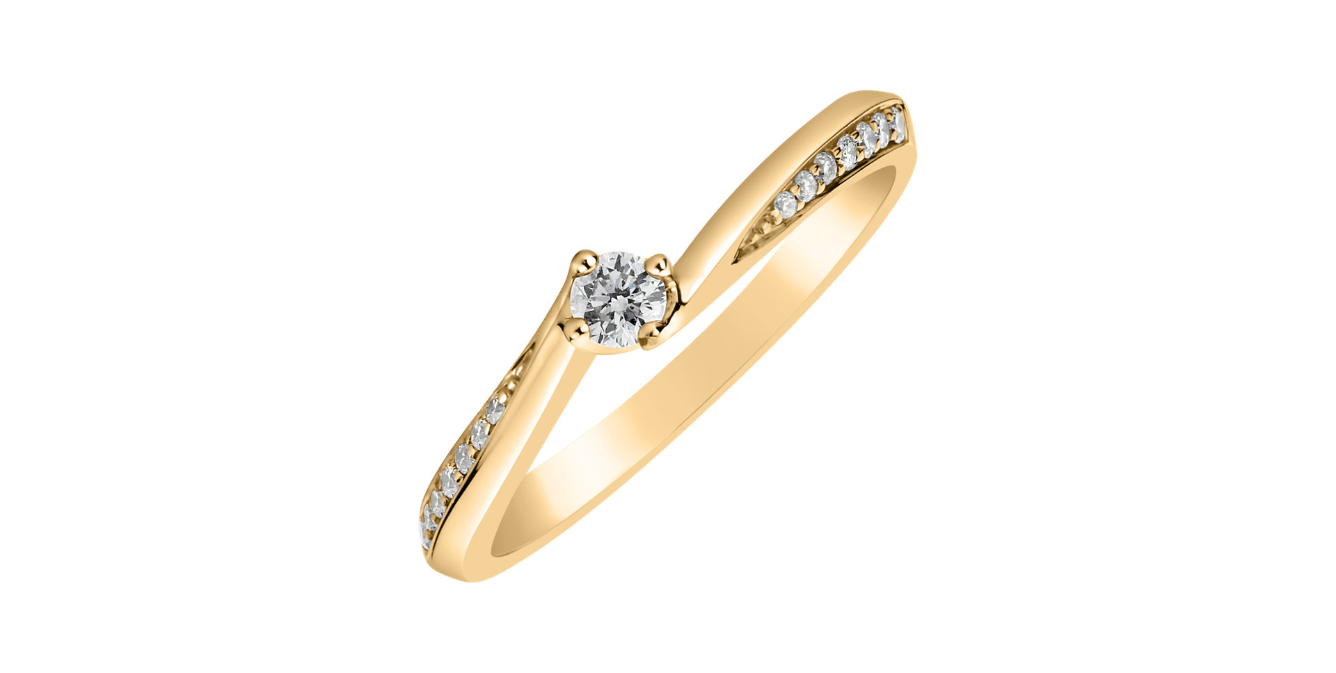 Prsten s diamanty Shiny Poetry