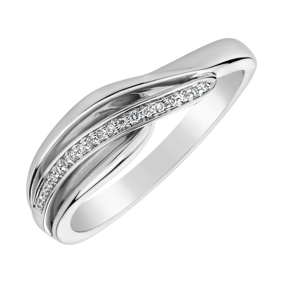 Prsten s diamanty Elegant Line
