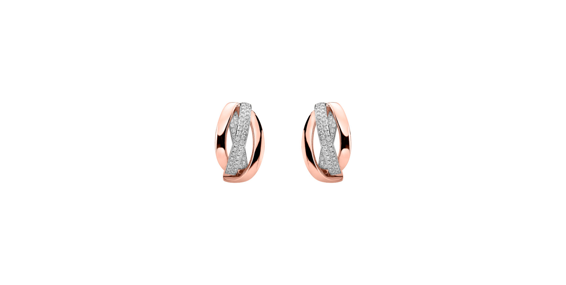 Náušnice s diamanty Charming Ray