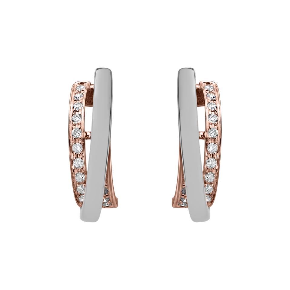 Náušnice s diamanty Dream Wings