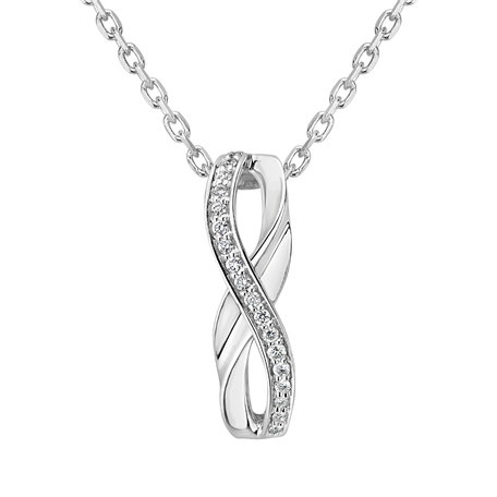 Přívěsek s diamanty Sparkling Infinity