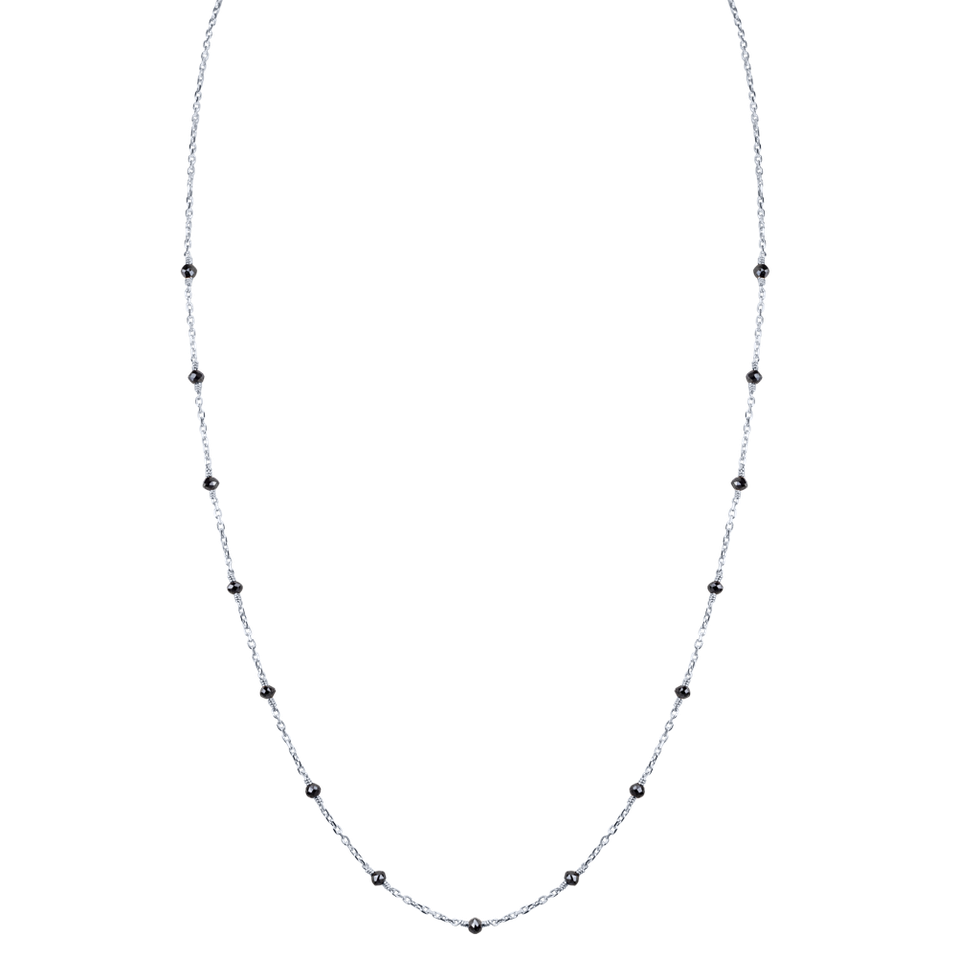 Náhrdelník s černými diamanty Dark Melody