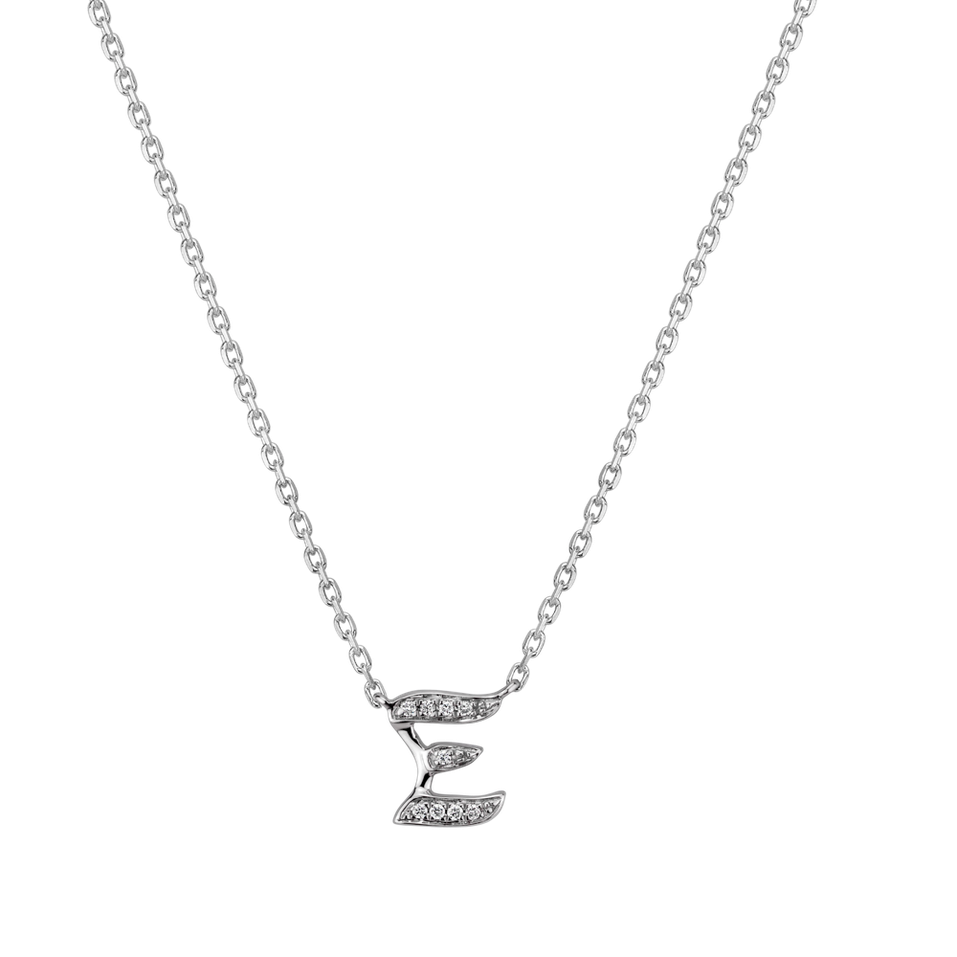 Náhrdelník s diamanty Curly Diamonds E