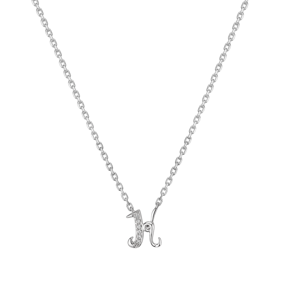 Náhrdelník s diamanty Curly Diamonds K