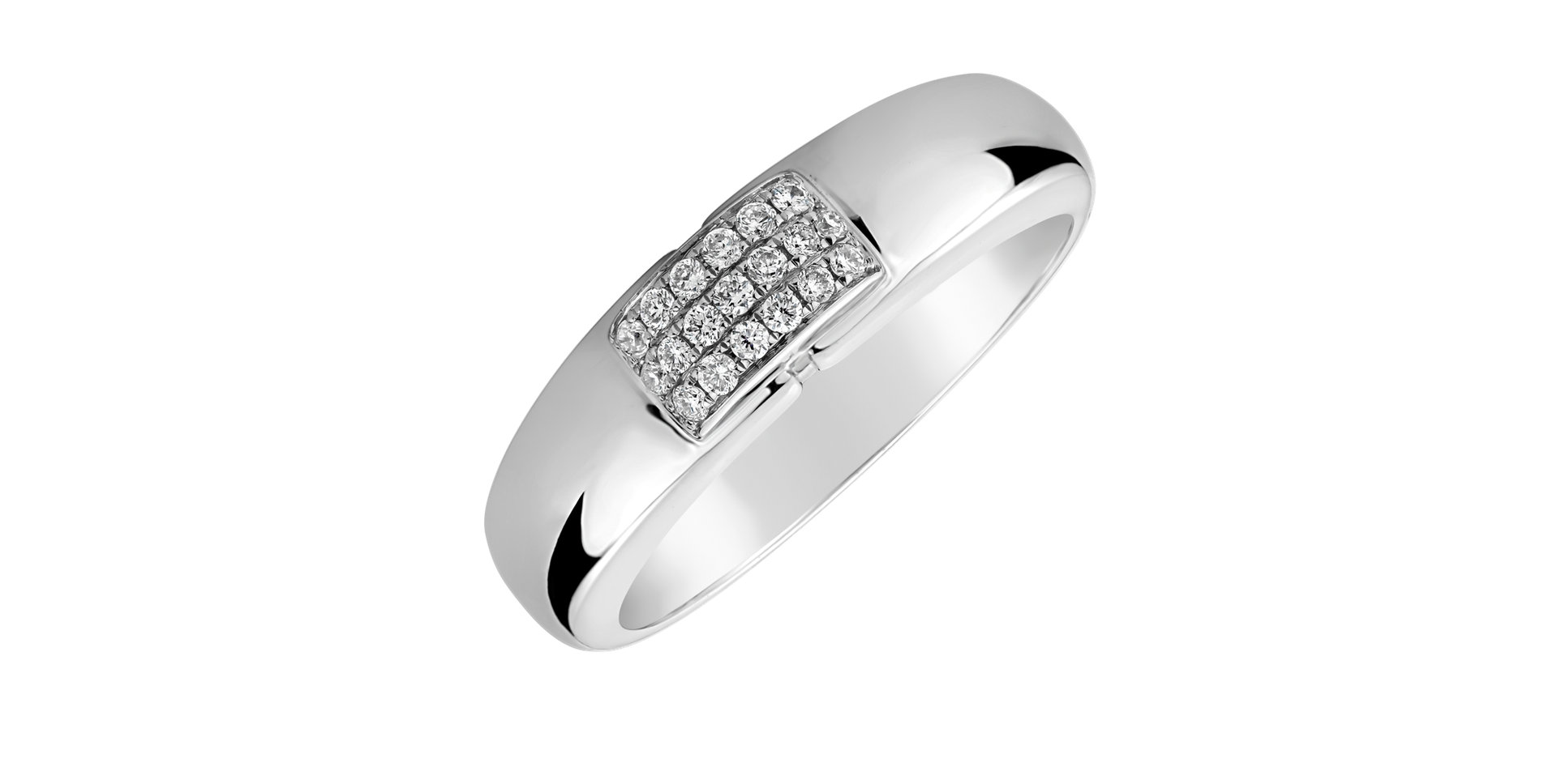 Prsten s diamanty Princess Touch