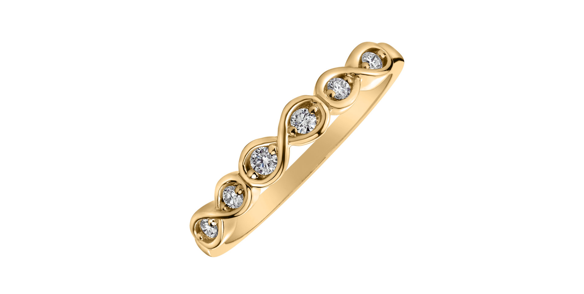 Prsten s diamanty Infinite Spark