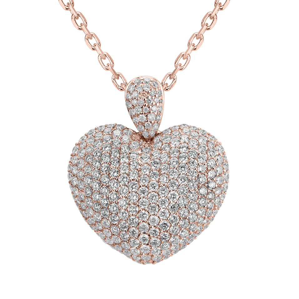 Přívěsek s diamanty Heart Brilliance