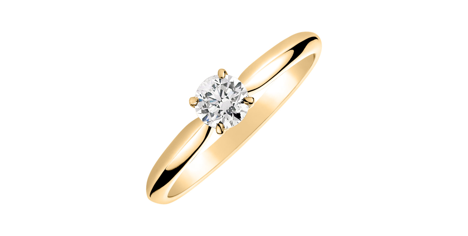 Prsten s diamantem One Love