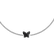 Náramek s černými diamanty Butterfly2