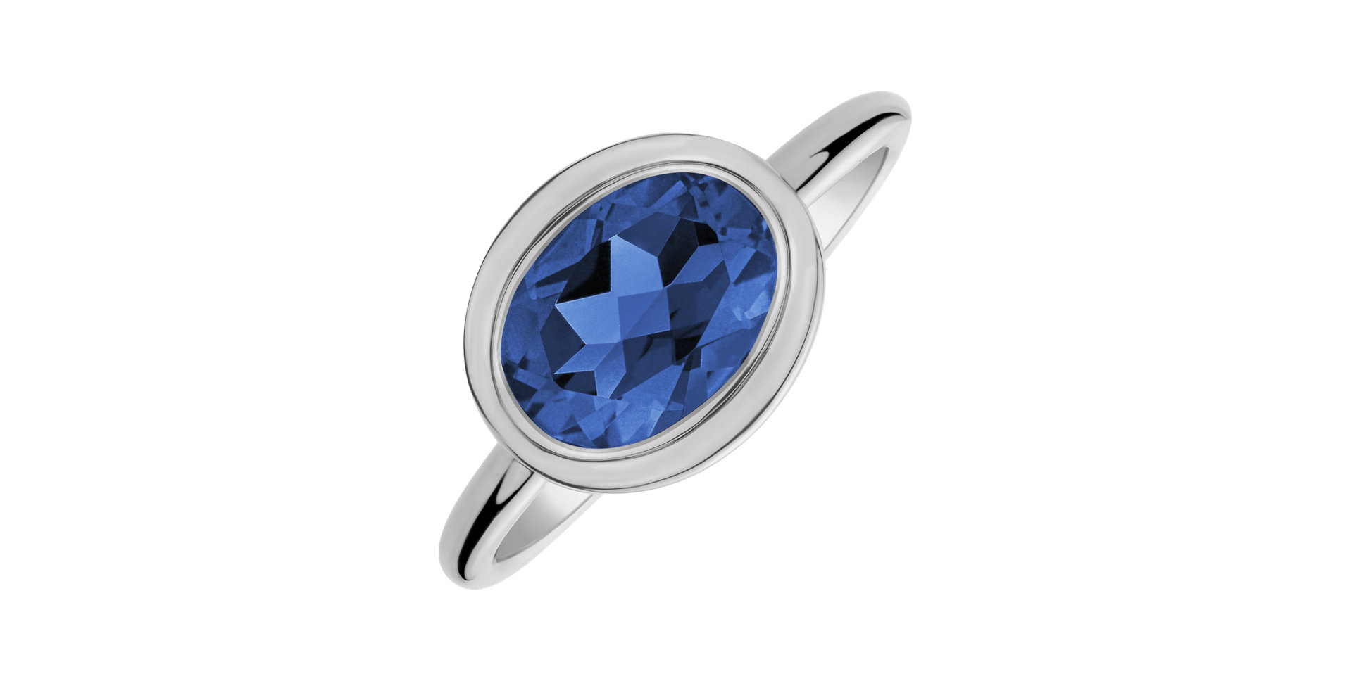 Prsten s tanzanitem Bonbon