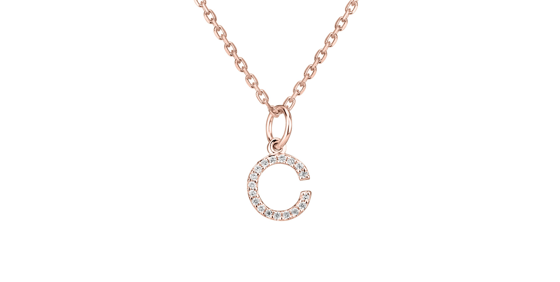 Přívěsek s diamanty Line Glitter  C