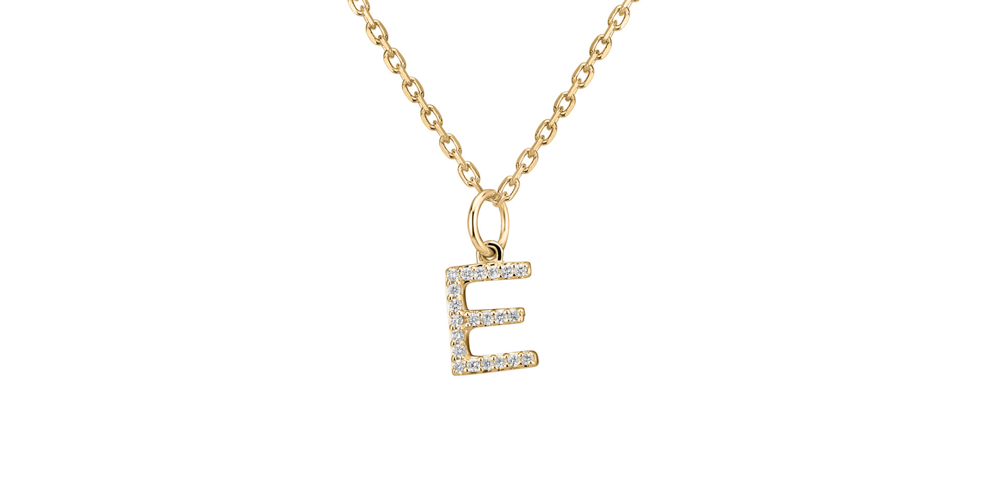 Přívěsek s diamanty Line Glitter  E