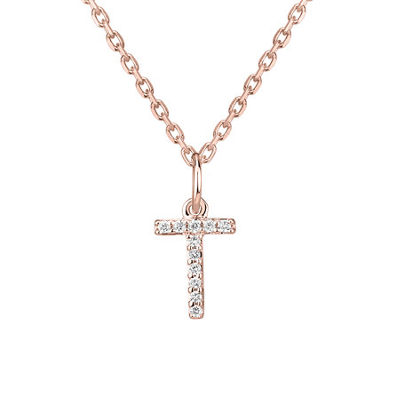 Přívěsek s diamanty Line Glitter  T