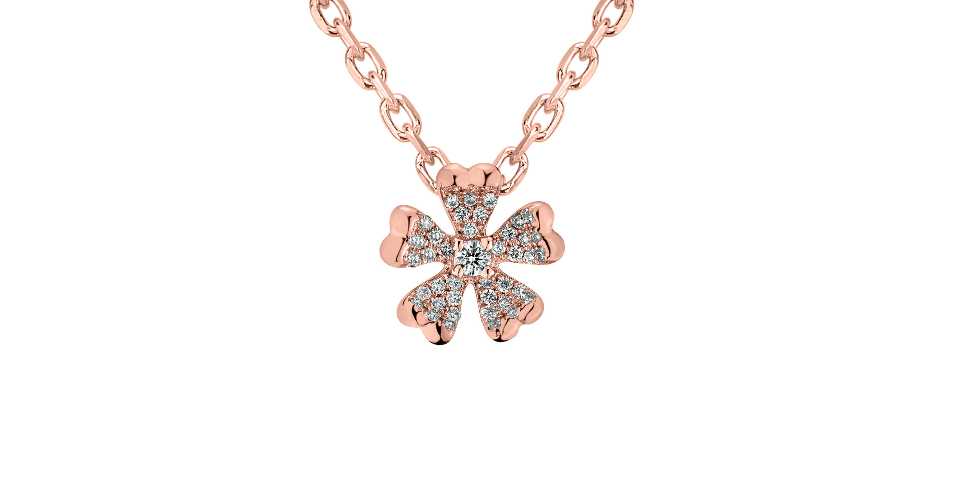 Přívěsek s diamanty Flower Spirit