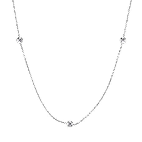 Náhrdelník s diamanty Dots