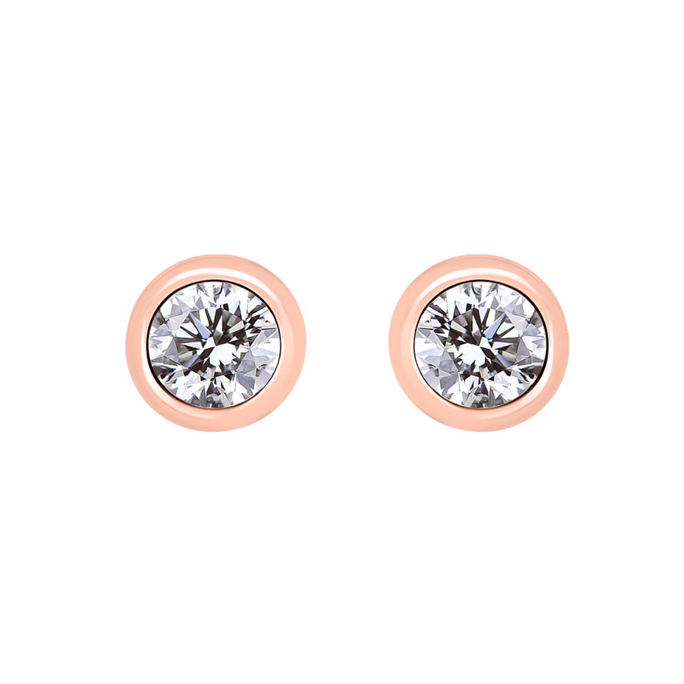Náušnice s diamantem Shiny Dots
