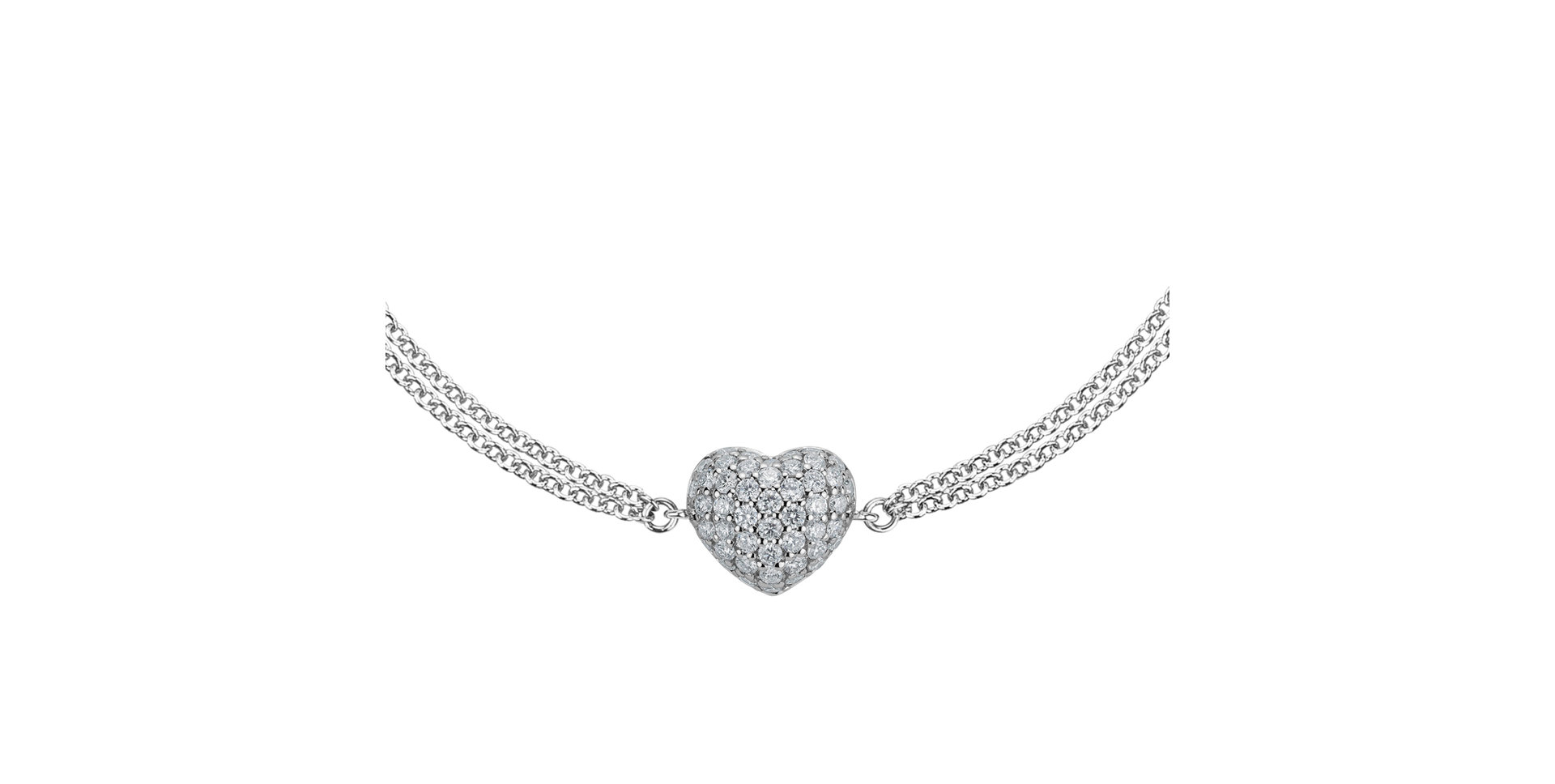 Náramek s diamanty Love Princess