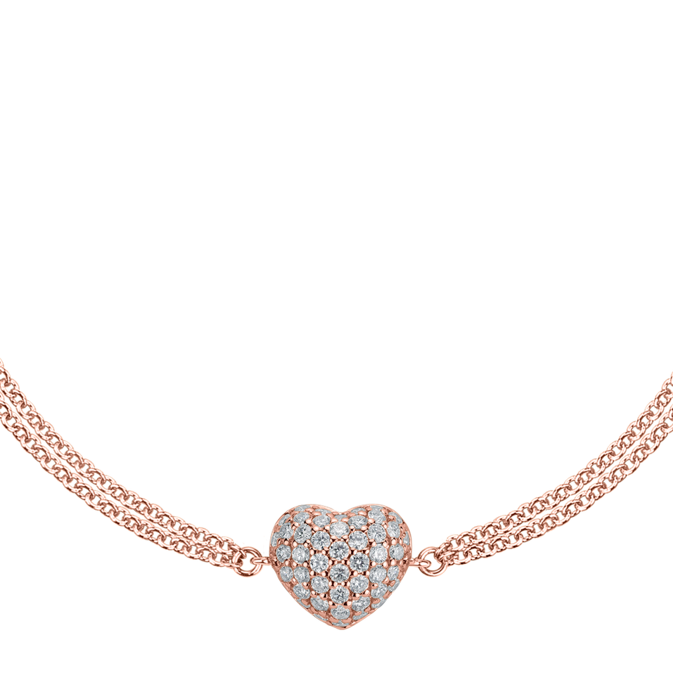 Náramek s diamanty Love Princess