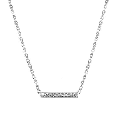 Náhrdelník s diamanty Majestic Line
