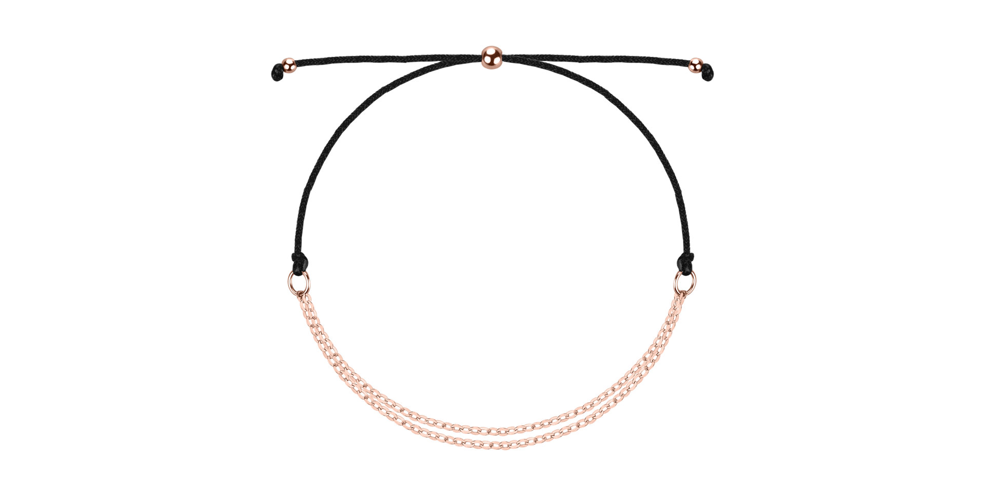 Dámský náramek se šňůrkou Sparkling Chain