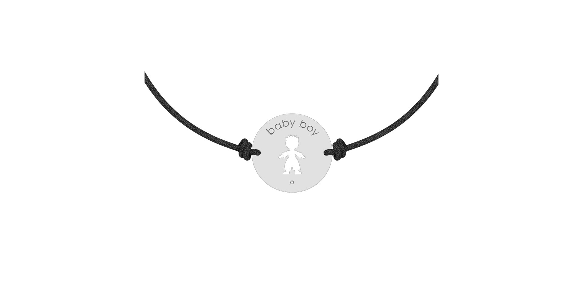 Náramek s diamantem Baby Boy