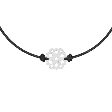 Diamantový náramek se šňůrkou Blossom