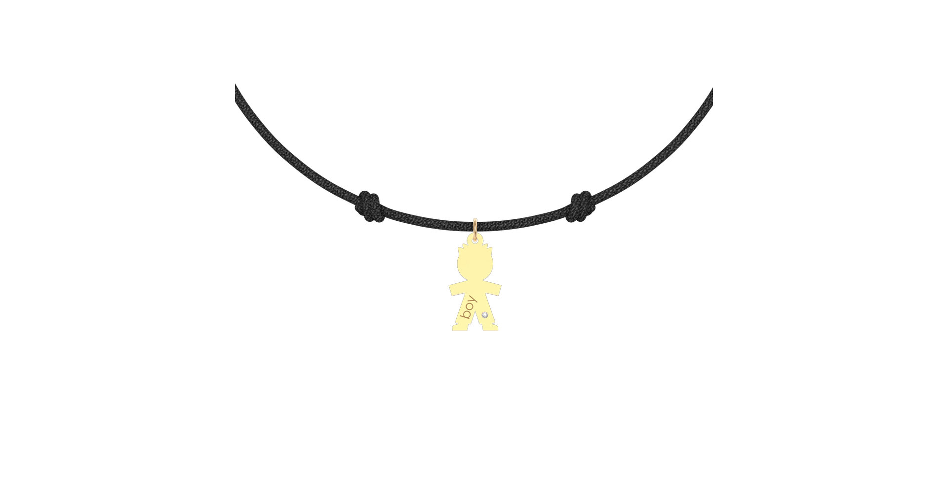 Náramek s diamantem Boy