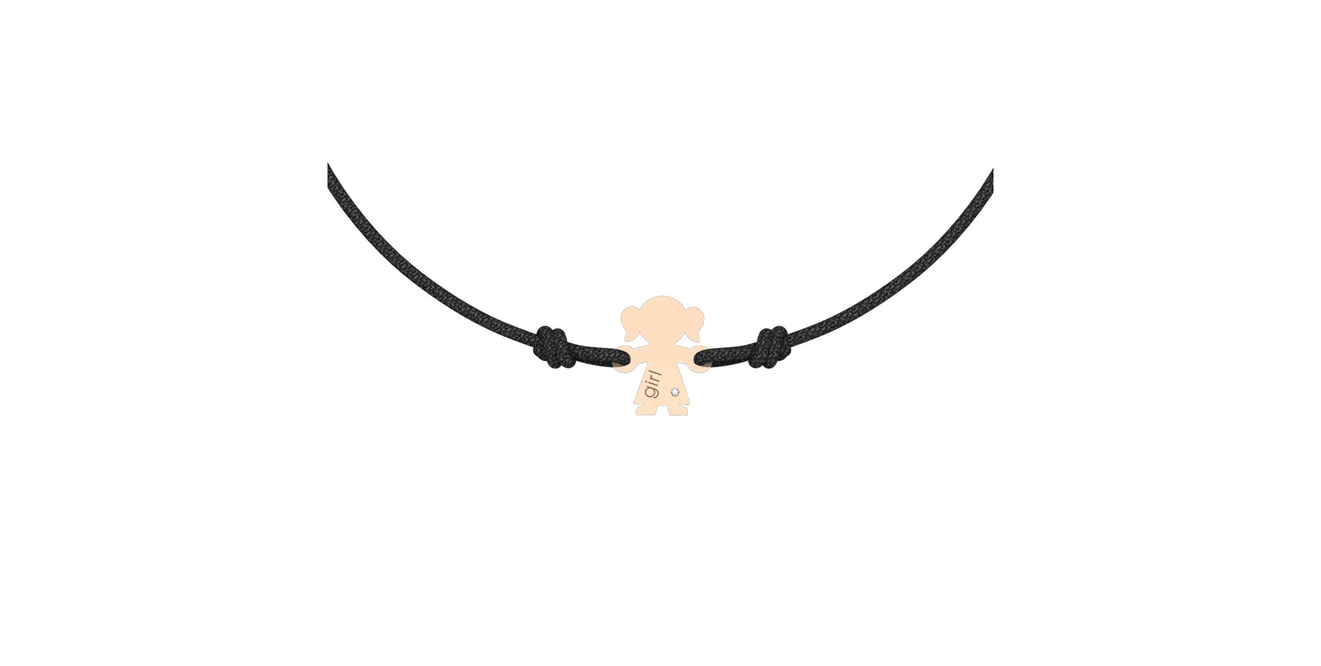 Náramek s diamantem Little Girl