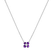 Náhrdelník s diamantem a ametysty Divine Bloom2