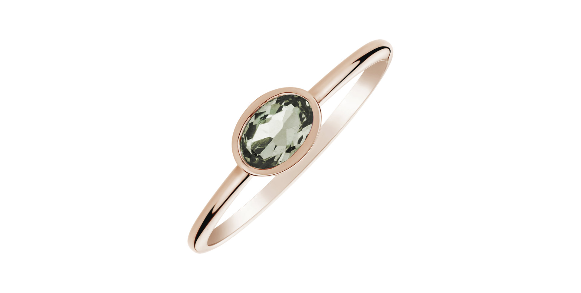 Prsten s ametystem green Space Bonbon