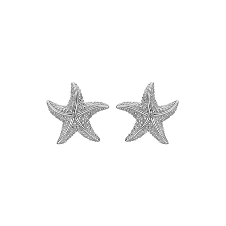 Náušnice s diamanty Glossy Starfish