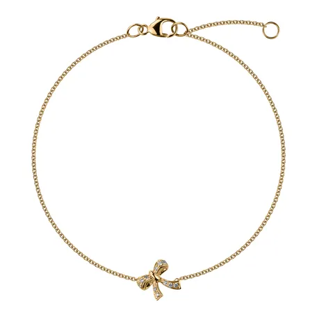 Náramek s diamanty Shiny Bow