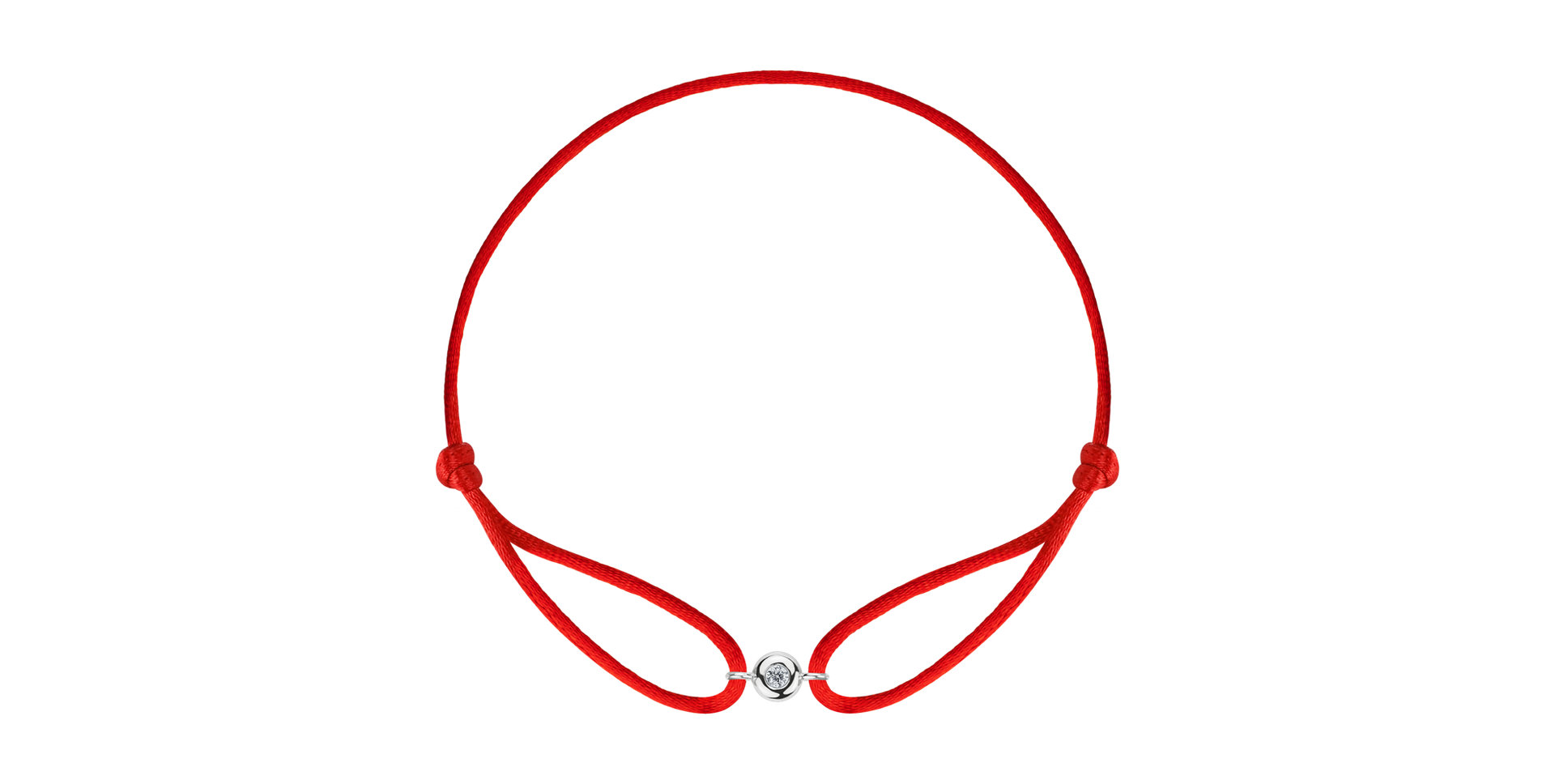 Diamantový náramek se šňůrkou Drop