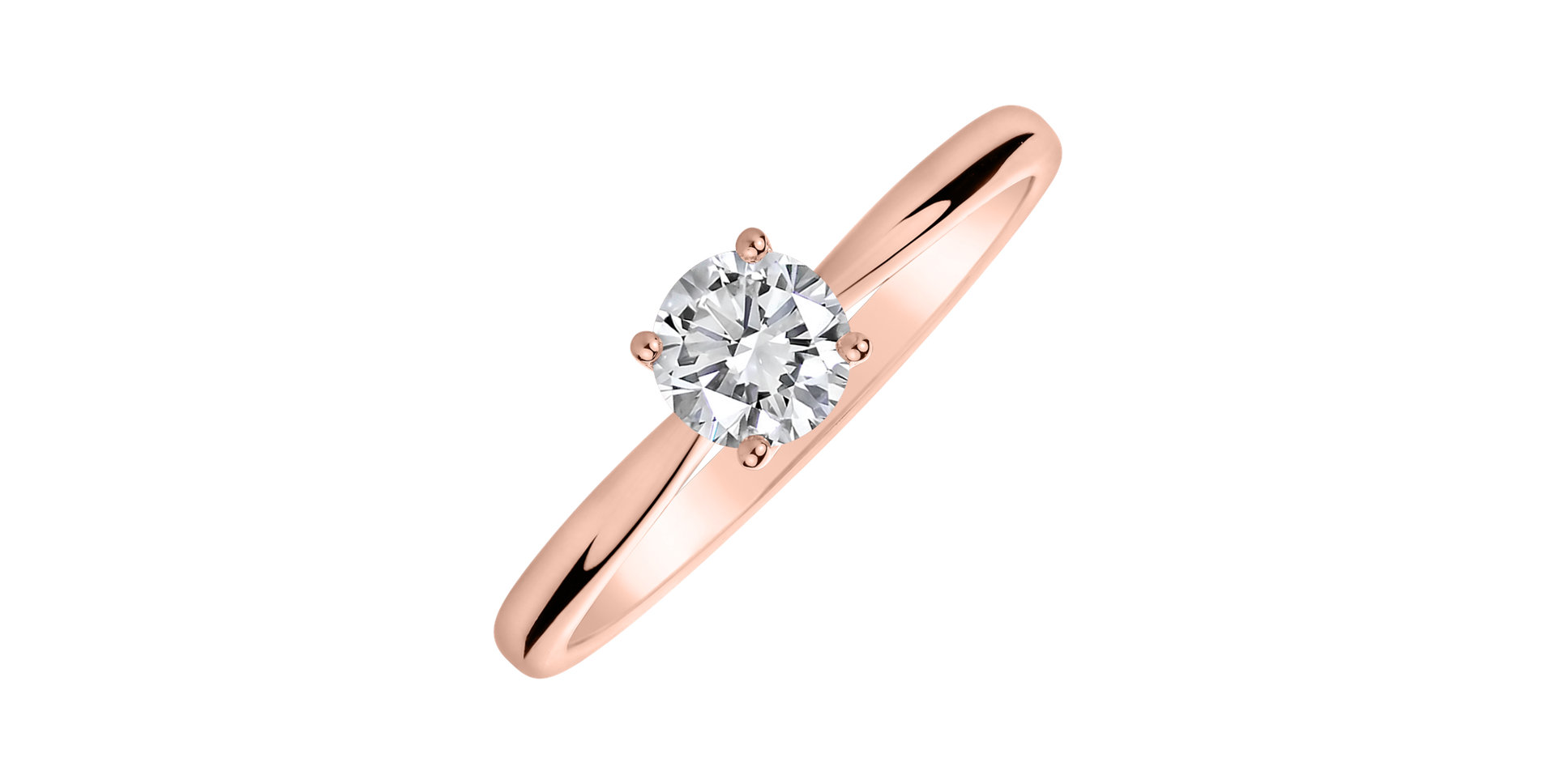 Prsten s diamantem Lovely Beauty