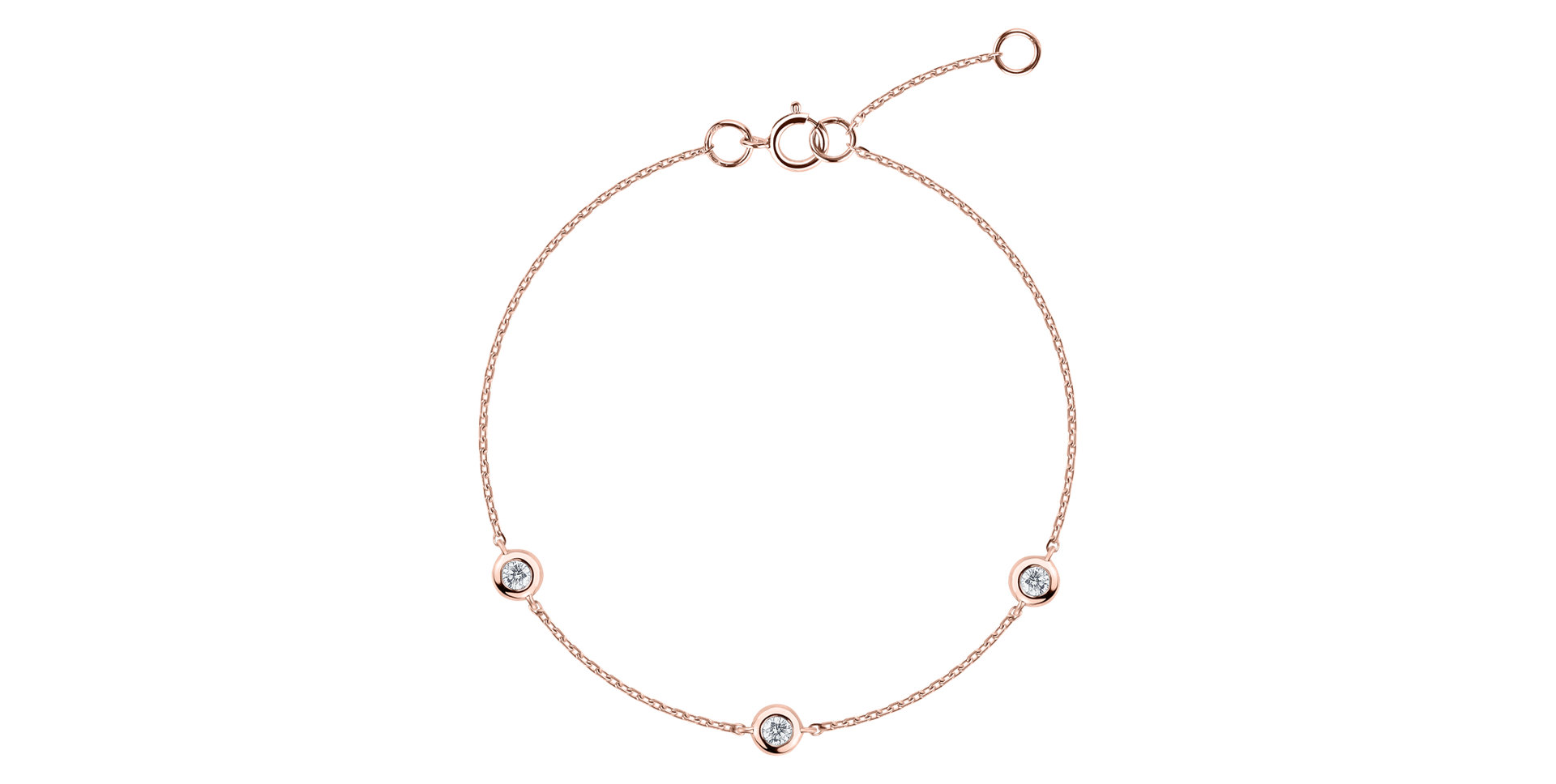 Náramek s diamanty Sparkling Dots