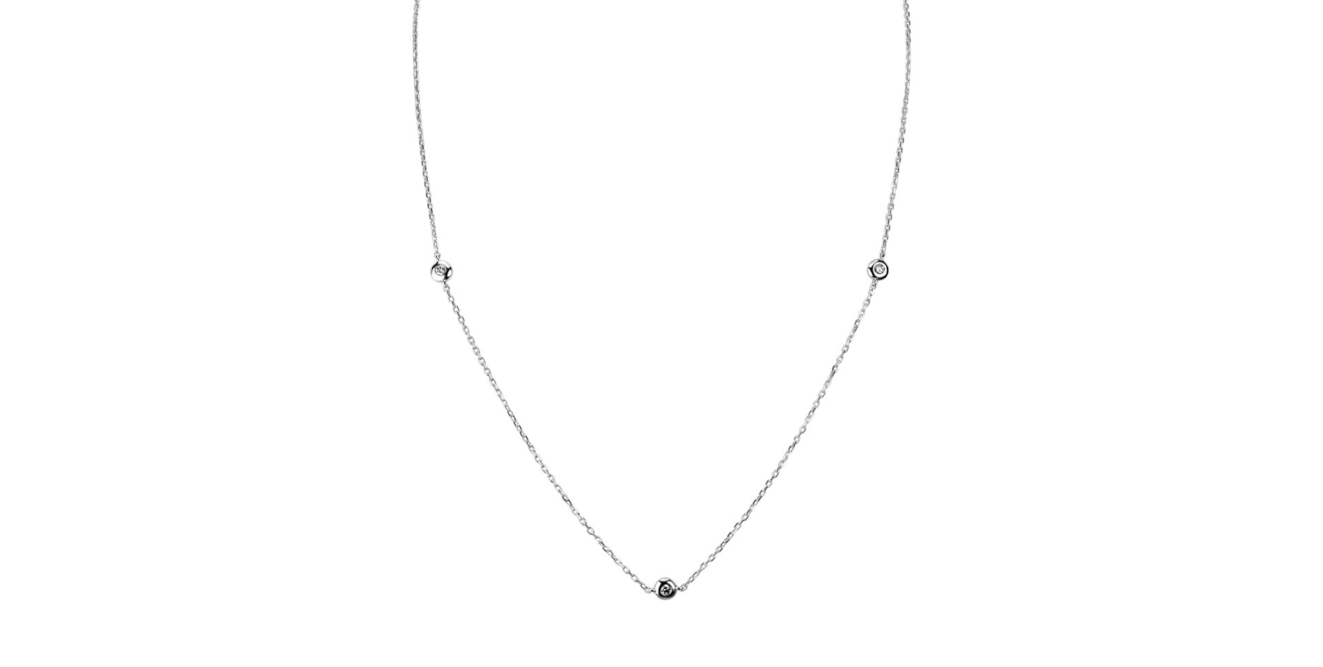 Náhrdelník s diamanty Dots