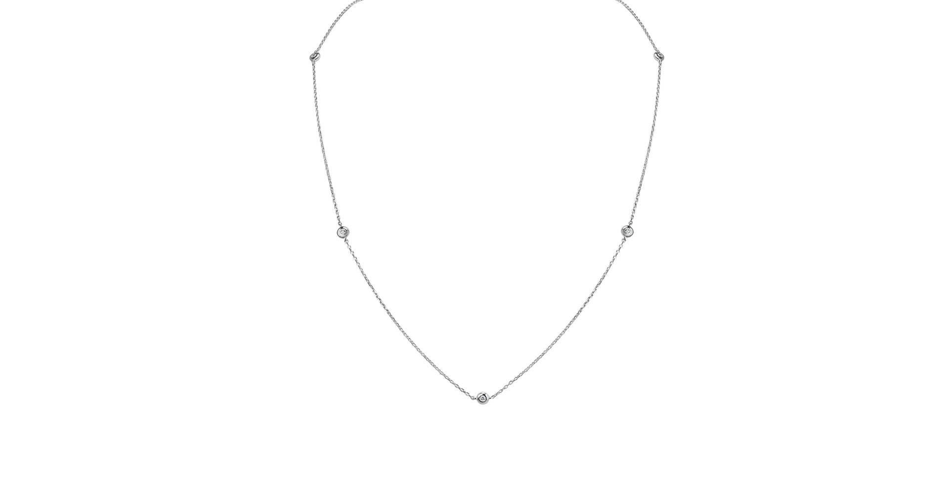 Náhrdelník s diamanty Dots