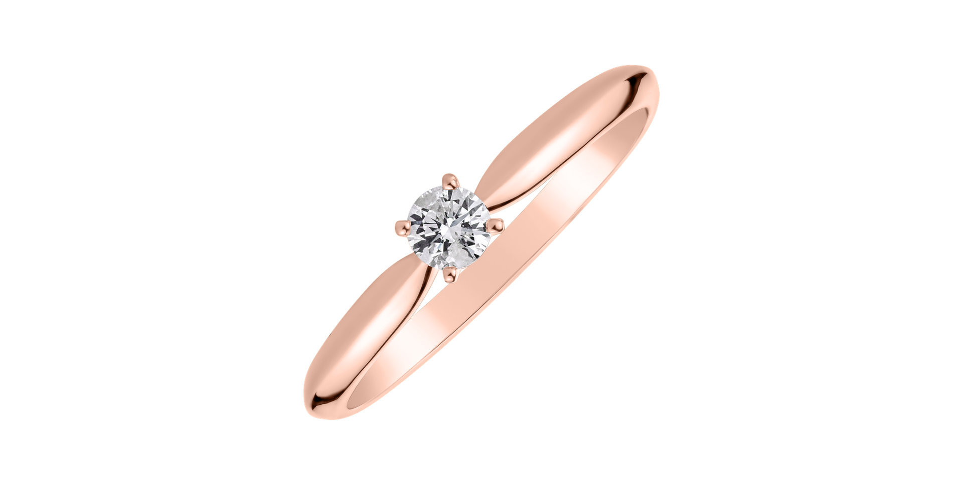 Prsten s diamantem One Love