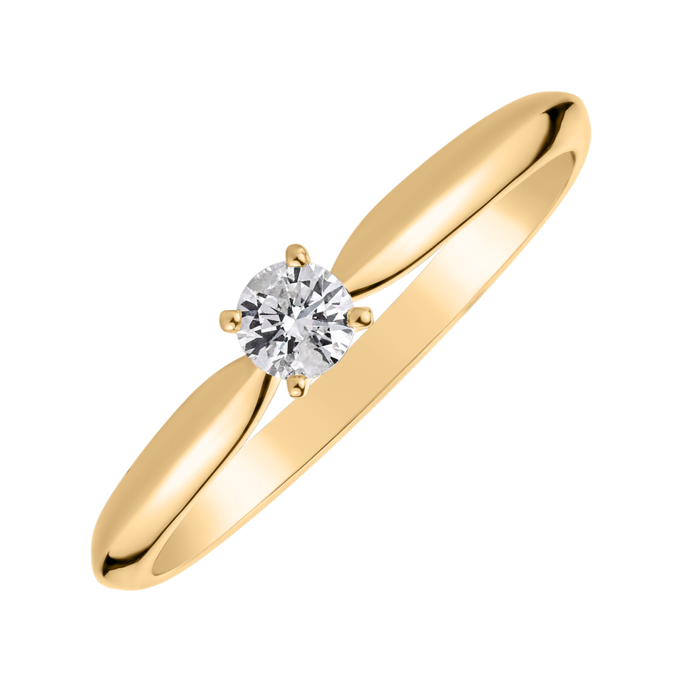 Prsten s diamantem One Love