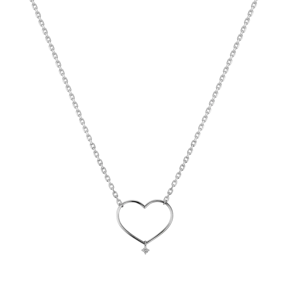 Náhrdelník s diamantem Desperate Heart