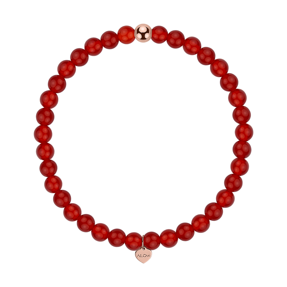 Náramek s diamantem a acháty Fancy Beauty