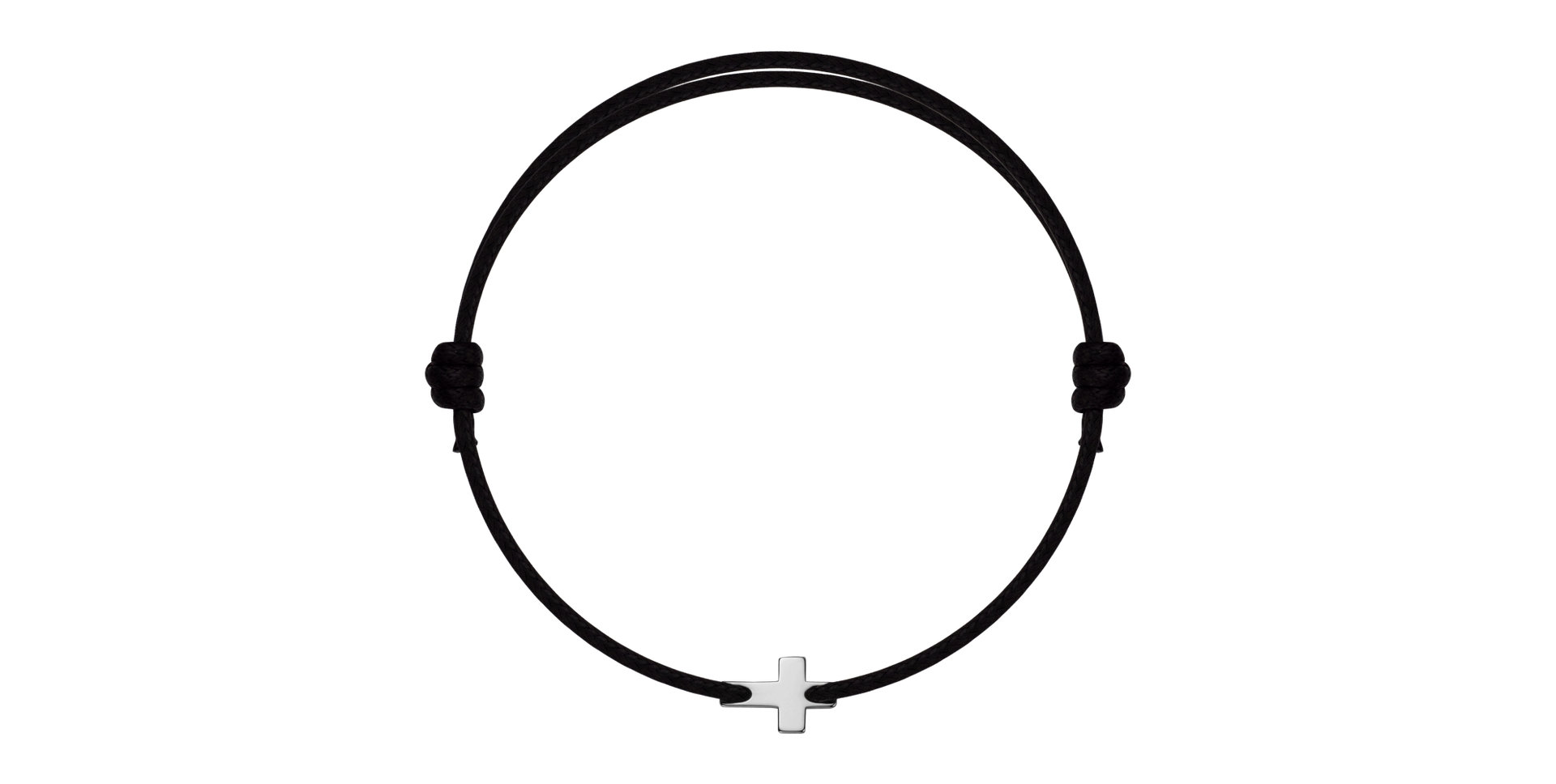 Náramek se šnůrkou Faith Cross