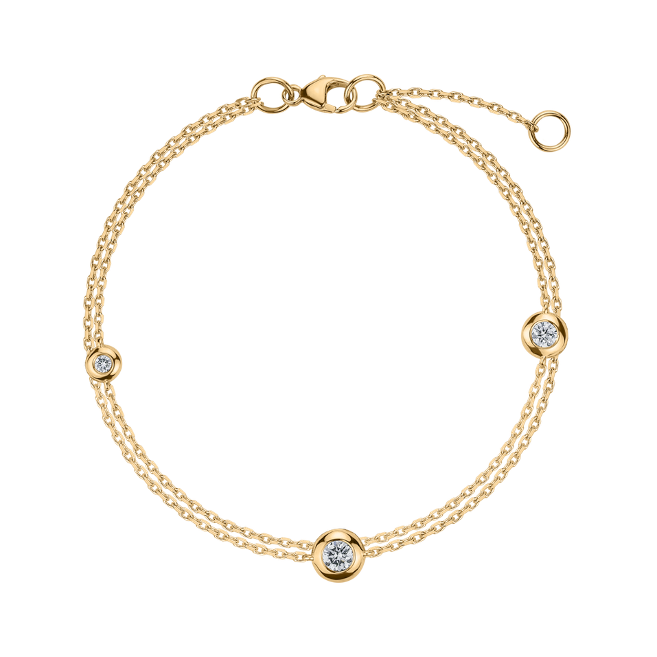 Náramek s diamanty Love Points